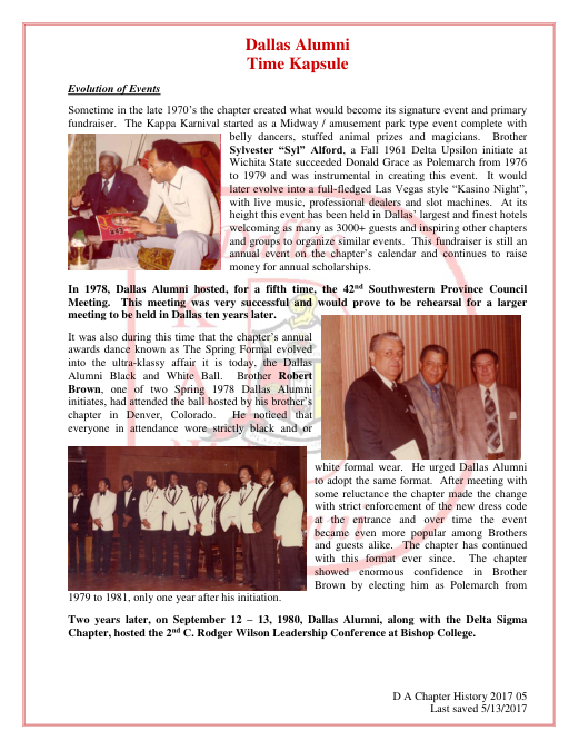 First-page preview of Evolution of Events