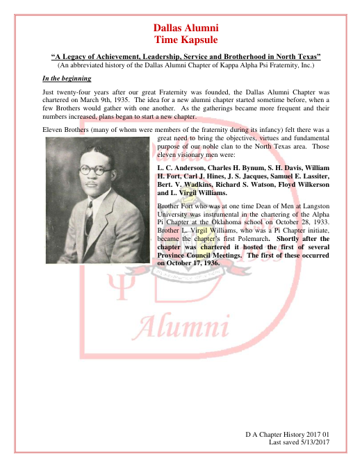 First-page preview of In the Beginning