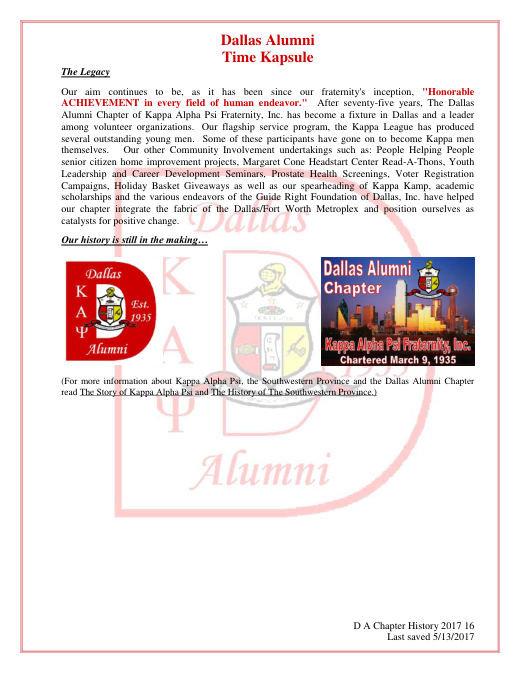First-page preview of The Legacy