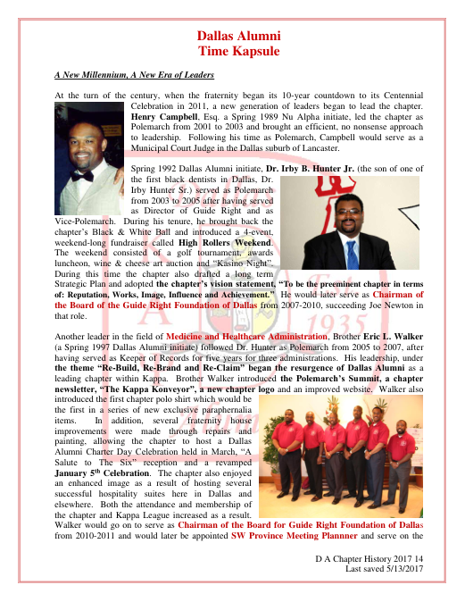 First-page preview of A New Millennium, a New Era of Leaders