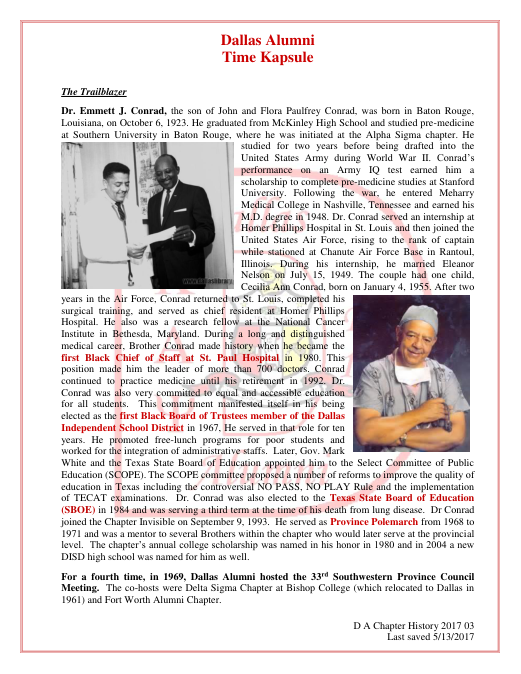 First-page preview of The Trailblazer